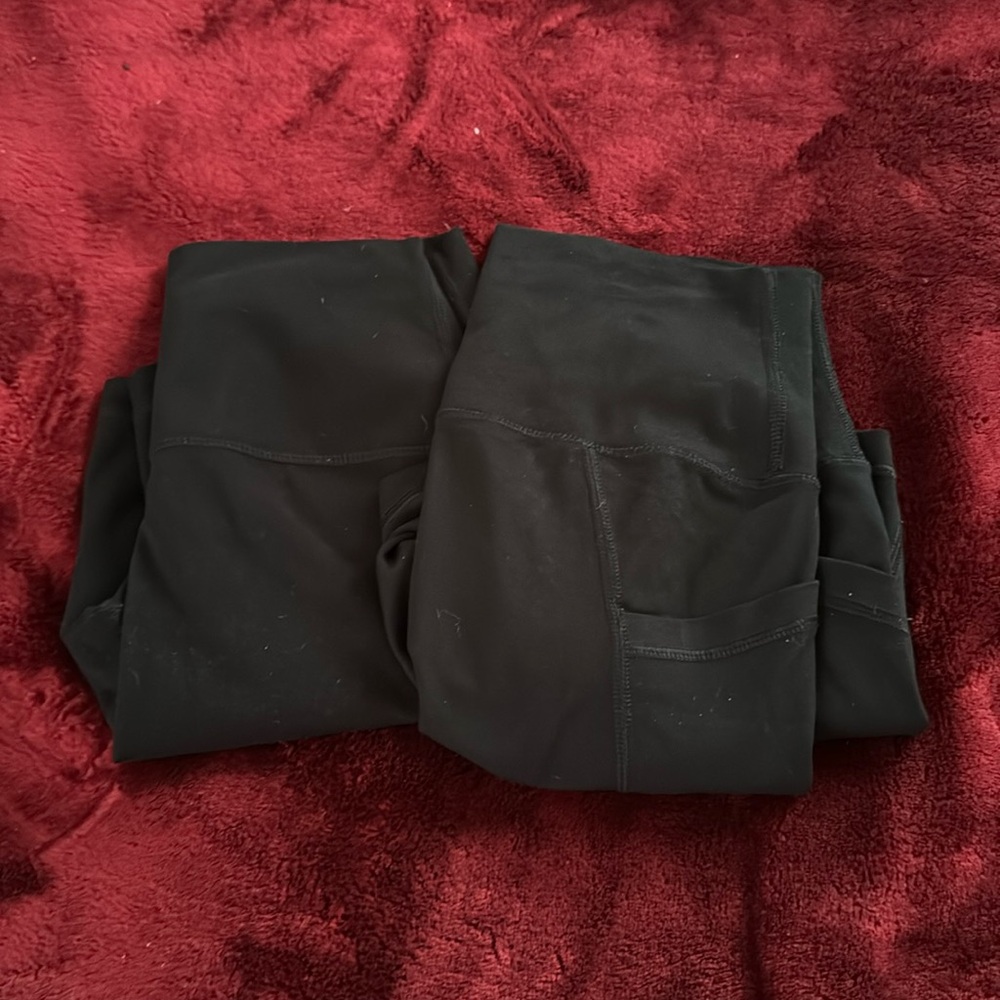 2 pair of biker shorts